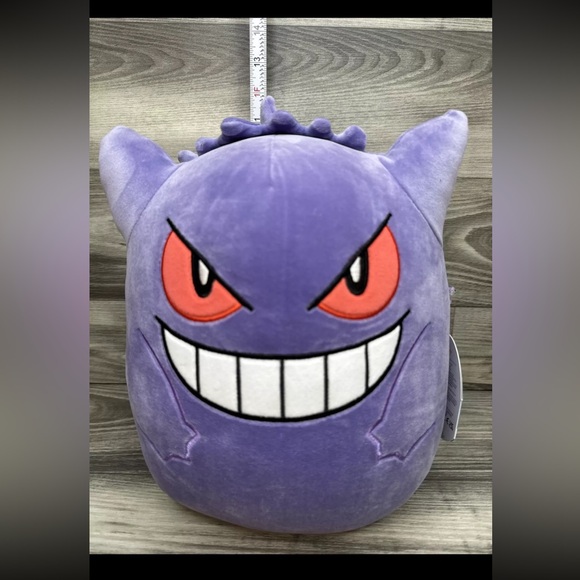 Squishmallows Pokemon Gengar 12" Purple New With Tags Rare Plush Toy Doll - Picture 14 of 16